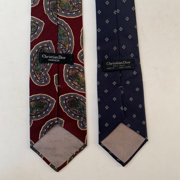 Christian Dior Silk Ties (Bundle of 2) - Picture 2 of 4